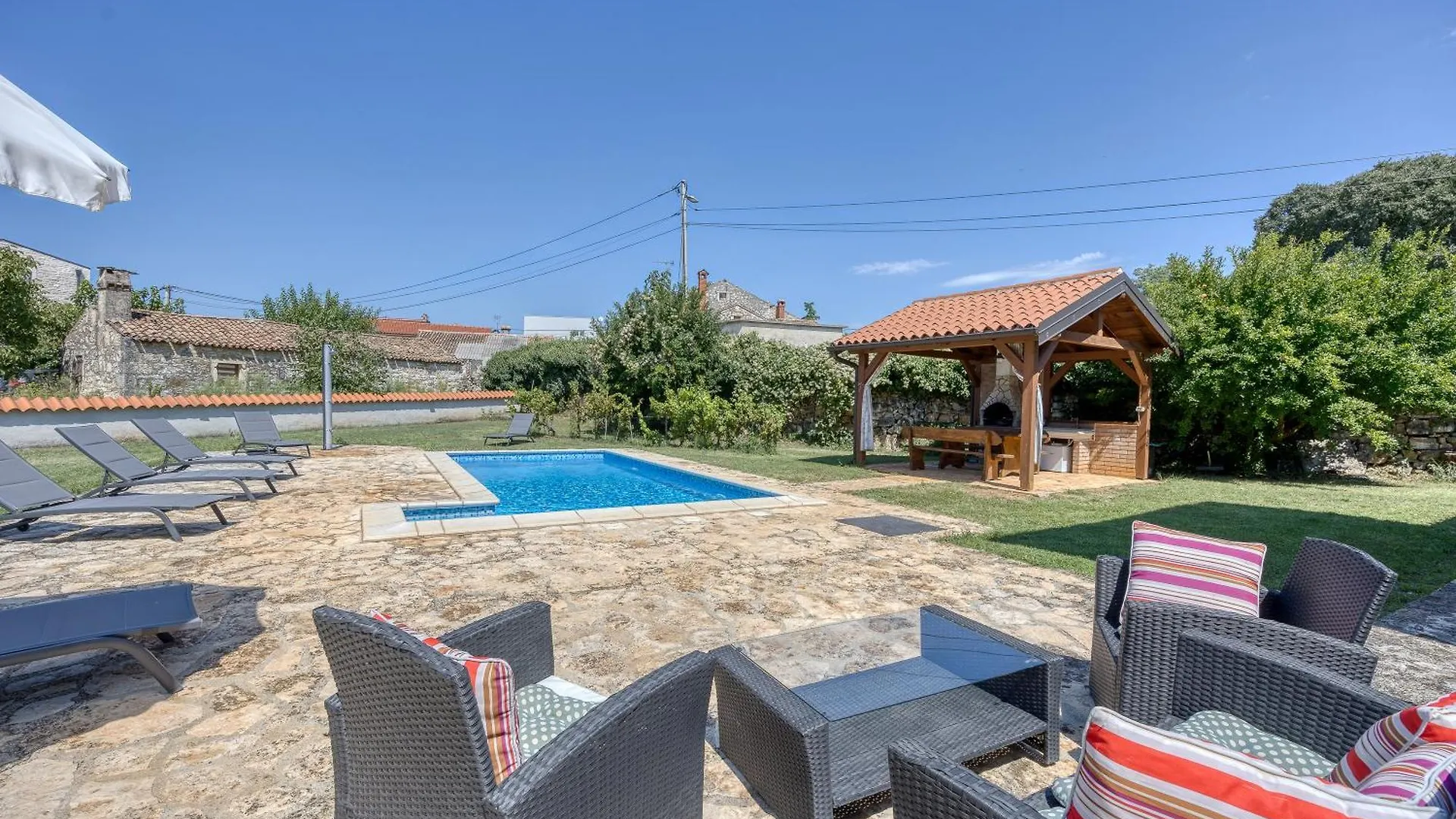 Pool House Robertino - Happy Rentals Tar-Vabriga Vakantiehuis