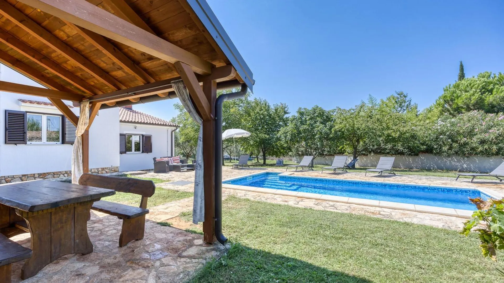 Vakantiehuis Pool House Robertino - Happy Rentals Tar-Vabriga Kroatië